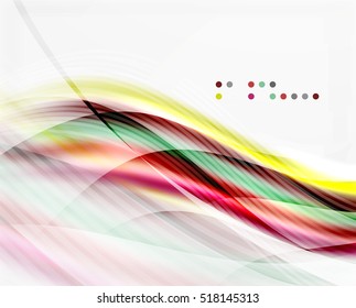 Vector abstract background wave template