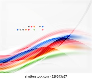 Vector abstract background wave template