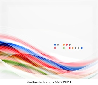 Vector abstract background wave template