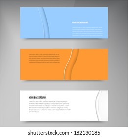 Vector abstract background  and wave. Web design