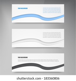 Vector abstract background  and wave. Web design