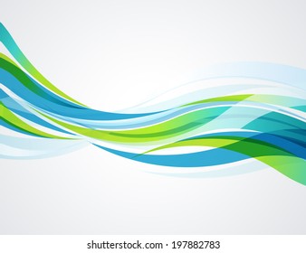 vector abstract background with waves