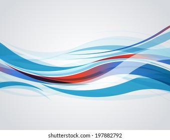 vector abstract background with waves