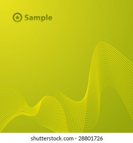 Vector abstract background with waves and lines