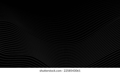 vector abstract background wavy lines