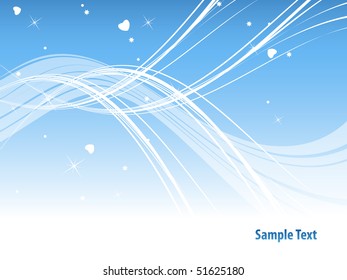 vector abstract background with wavy lines. Eps10
