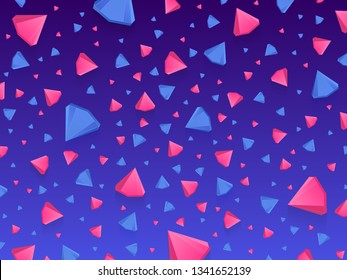 Vector abstract background, which consist of diamonds. Pattern with colored diamonds. Modern line illustration for web banners, printed materials. Vector Illustration.