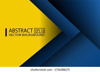 vector abstract background in yellow and blue color for banner web,name card busines etc.