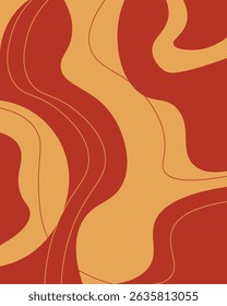 Vector abstract background with yellow and orange spots
