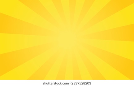 Vector abstract background yellow pop art cartoon star burst 