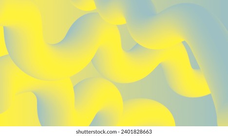 Vector abstract background with yellow-blue tube on yellow-blue bckgr for your design book,poster,postcard,label,sticker,t-shirt,web,print,etc.Beautiful gradient