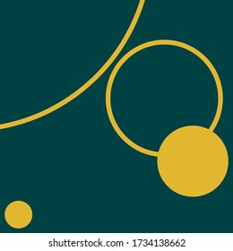 Fondo abstracto vectorial en colores amarillo-verde.