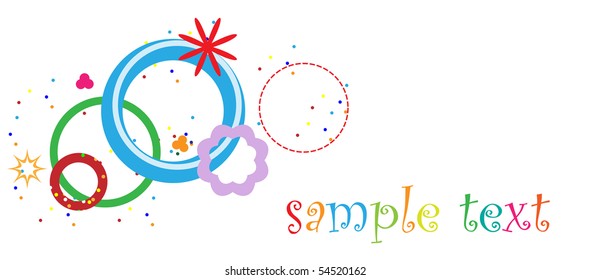 Vector abstract background for your design. A celebratory card