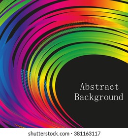 Vector abstract background-bright rainbow.