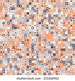 Vector abstract background.Consists of geometric elements.The elements have a square shape and different color.Colorful mosaic background.Useful as design element for texture, artistic compositions.
