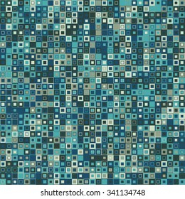 Vector abstract background.Consists of geometric elements.The elements have square shape and different color.Colorful mosaic background.Useful as design element for texture and artistic compositions.