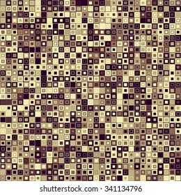 Vector abstract background.Consists of geometric elements.The elements have square shape and different color.Colorful mosaic background.Useful as design element for texture and artistic compositions.