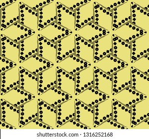 Vector abstract background.Decorative wallpaper design in shape.Design for decor, prints, textile, furniture, cloth, digital. Stylish geometric background