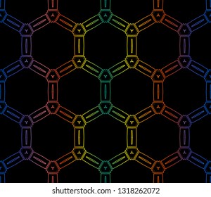 Vector abstract background.Decorative wallpaper design in shape.Design for decor, prints, textile, furniture, cloth, digital. Stylish geometric background