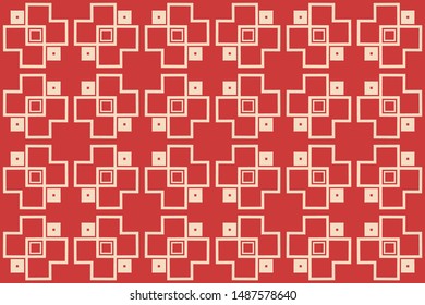 Vector abstract background.Decorative wallpaper design in shape.Design for decor, prints, textile, furniture, cloth, digital. Stylish  geometric background.
