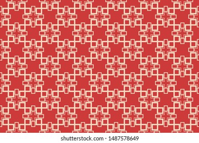 Vector abstract background.Decorative wallpaper design in shape.Design for decor, prints, textile, furniture, cloth, digital. Stylish  geometric background.
