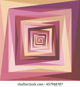 Vector abstract background-pattern with spirally, vortex effect. Abstract colorful backdrop spiraling inwards, geometric pattern. Eps 10