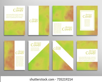 Vector abstract backgrounds. Art template design for invitation card, front page, mockup brochure theme style, banner idea, book cover, booklet print, flyer sheet a4. Digital artwork in mosaic style