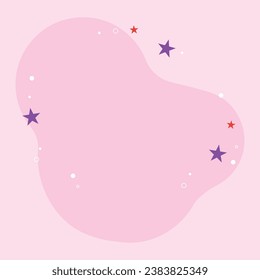 Vector abstract backgrounds with copy space for greeting card or cover presentation design templates pastel color.