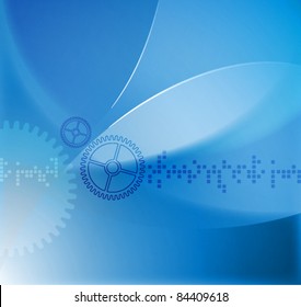 Vector Abstract Backgrounds in techno style