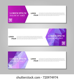 Vector abstract banner