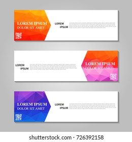 Vector abstract banner