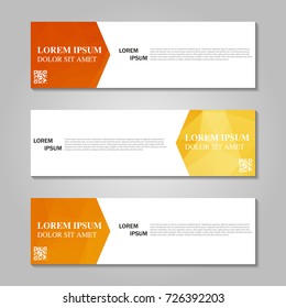 Vector abstract banner