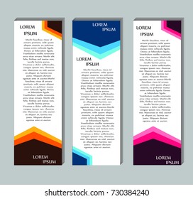 Vector abstract banner