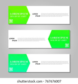 Vector abstract banner