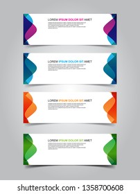 Vector Abstract banner background