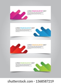Vector Abstract banner background