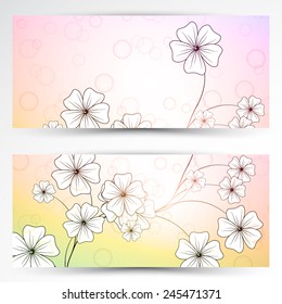 Vector abstract banner background. Eps 10 vector illustration.