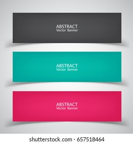 Vector abstract banner background. Vector illustration.