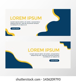 Vector abstract banner design. design Banner background.