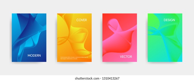 Vector abstract banner design. Bright colorful geometric background for flyers, brochures, books.