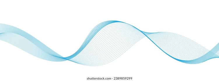 Diseño de pancartas abstractas vectoriales. Fondo en forma de vector fluido. Patrón clásico de patrón de banner para medios sociales y sitios web. Líneas onduladas azules. Banner de oleada.