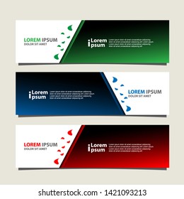 Vector abstract banner design geometric Modern. Web template. can used for landing page, Footer, Header, layout, letterhed