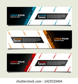 Vector abstract banner design geometric Modern. Web template. can used for landing page, Footer, Header, layout, letterhed