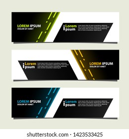 Vector abstract banner design geometric Modern. Web template. can used for landing page, Footer, Header, layout, letterhed