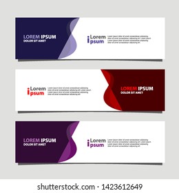 Vector abstract banner design geometric Modern. Web template. can used for landing page, Footer, Header, layout, letterhed