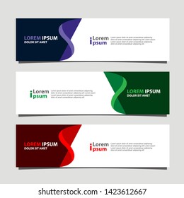 Vector abstract banner design geometric Modern. Web template. can used for landing page, Footer, Header, layout, letterhed