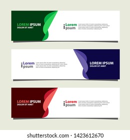 Vector abstract banner design geometric Modern. Web template. can used for landing page, Footer, Header, layout, letterhed