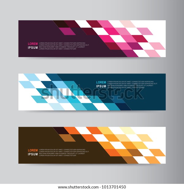 Vector Abstract Banner Design Modern Web Stock Vector (Royalty Free ...