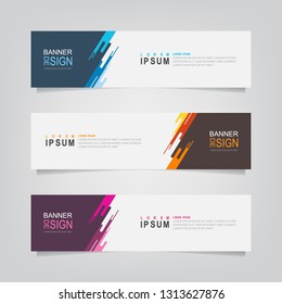 
Vector abstract banner design template. Collection of web banner template. Abstract geometric web design banner template. can used for header, footer, layout, letterhed, landing page