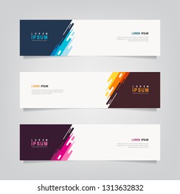 
Vector abstract banner design template. Collection of web banner template. Abstract geometric web design banner template. can used for header, footer, layout, letterhed, landing page